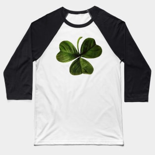 Shamrock Clover Irish Symbol Vector Cut Out Baseball T-Shirt